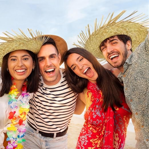 Puerto Rico Straw Hat – Hawaiian Summer Beach Hat for Men and Women - Image 5